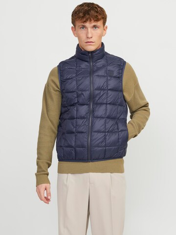 JACK & JONES Bodywarmer 'MOON' in Blauw: voorkant