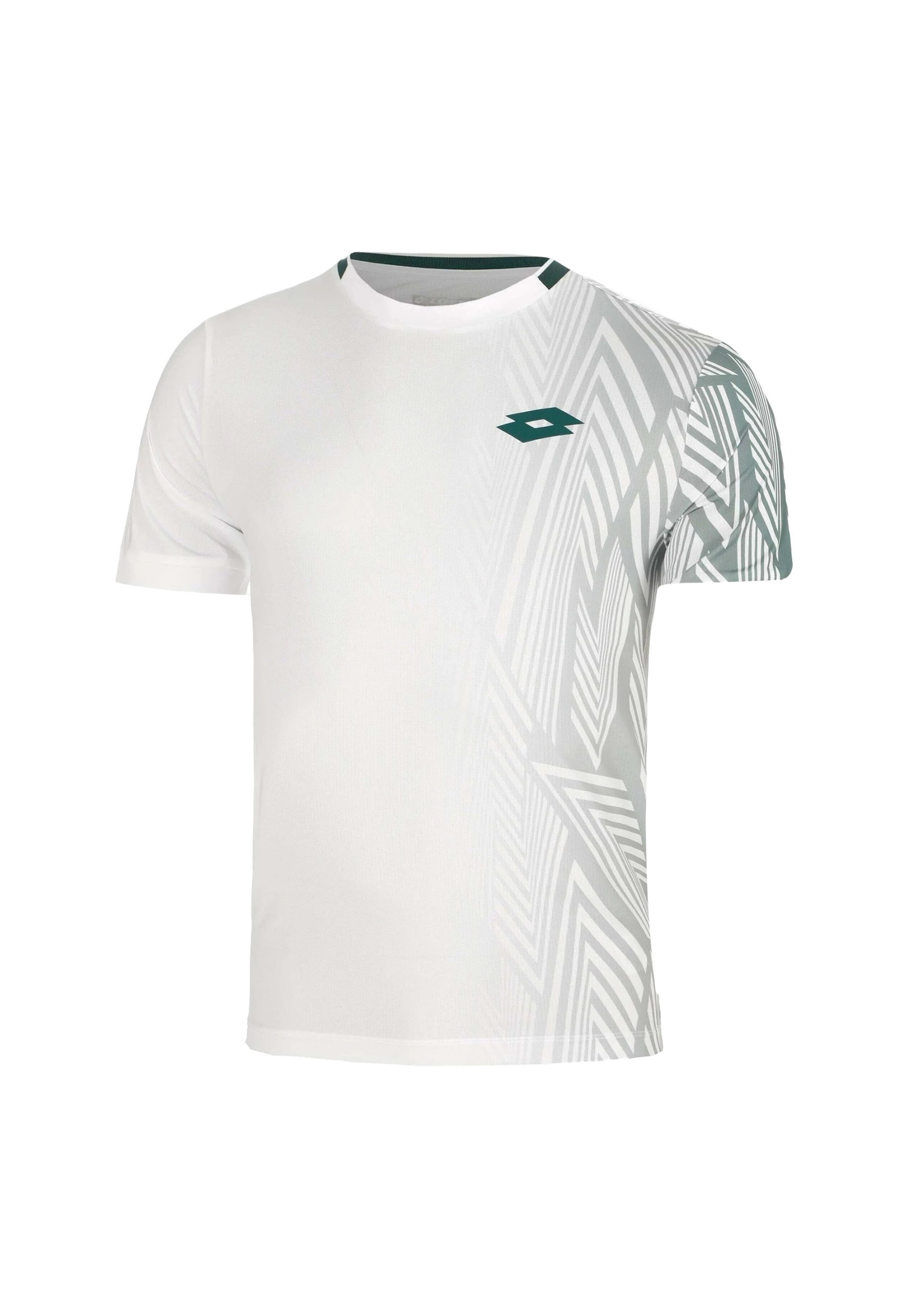 LOTTO Shirt in L in grau / weiß, Produktansicht