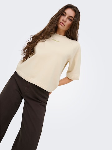 Sweat-shirt 'JDYOlivia' JDY en beige