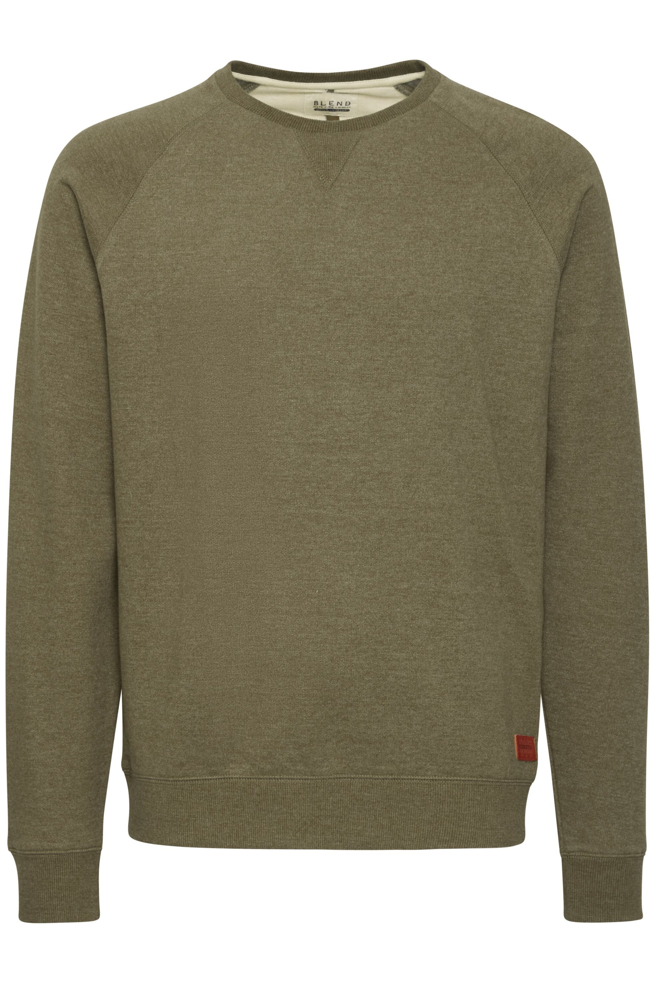 BLEND - Sweatshirt 'Alex' em verde: frente