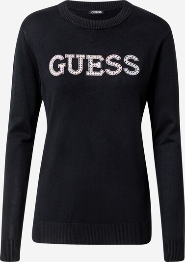 Pulover 'Elvira' GUESS pe negru / alb, Vizualizare produs