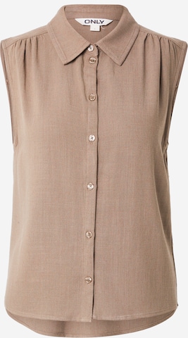ONLY - Blusa 'ONLSIESTA' en marrón: frente
