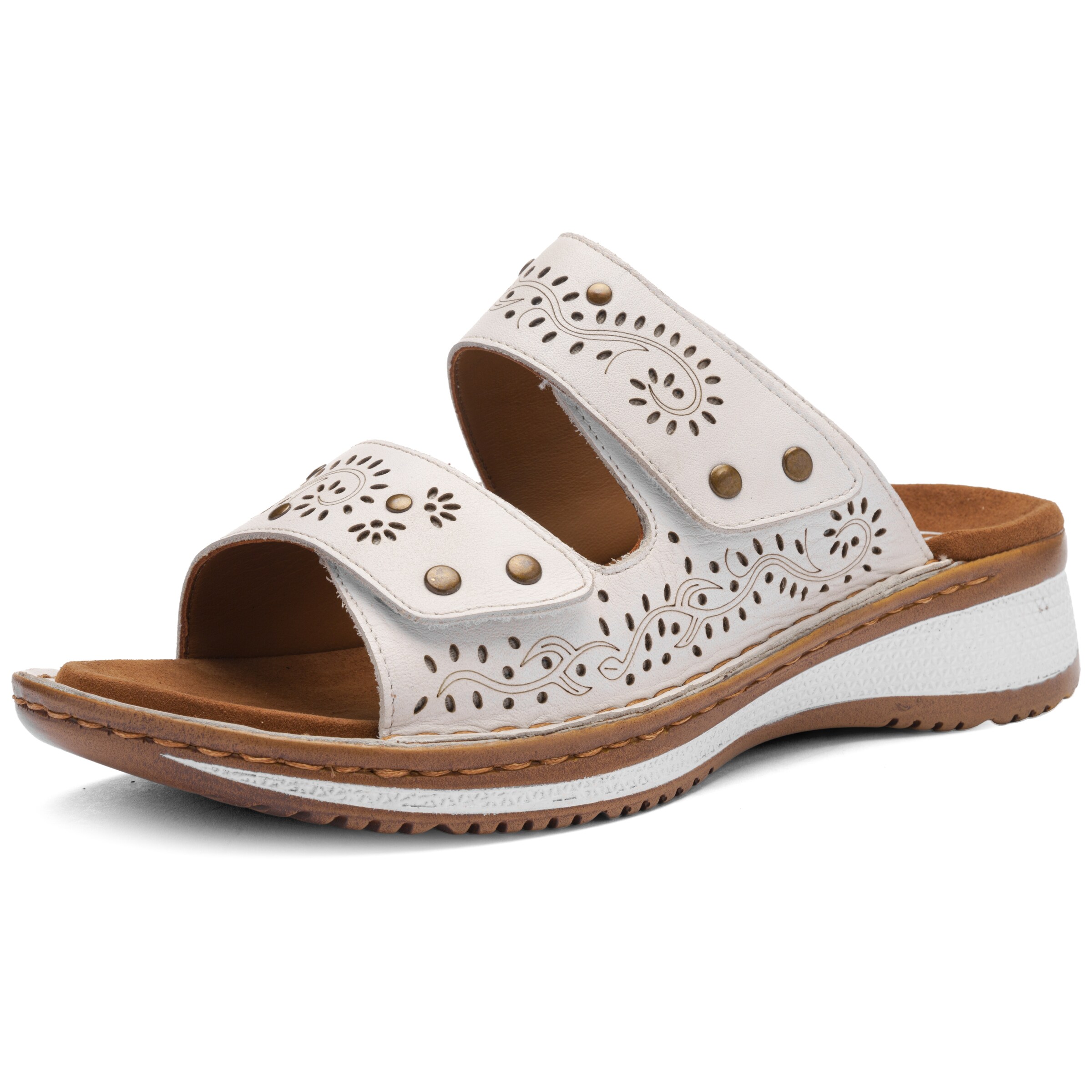 ARA Pantolette in Weiß: Vorderseite