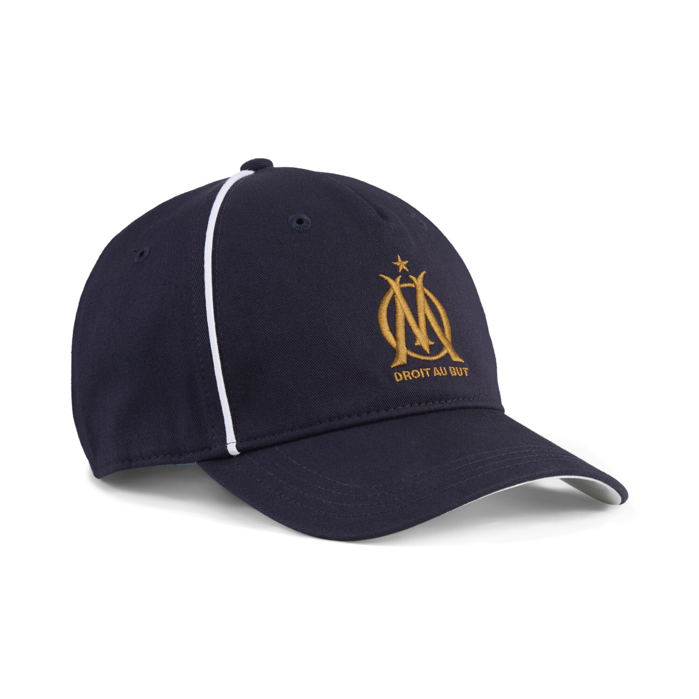 PUMA Cap 'Olympique de Marseille King' in navy / gelb / weiß, Produktansicht