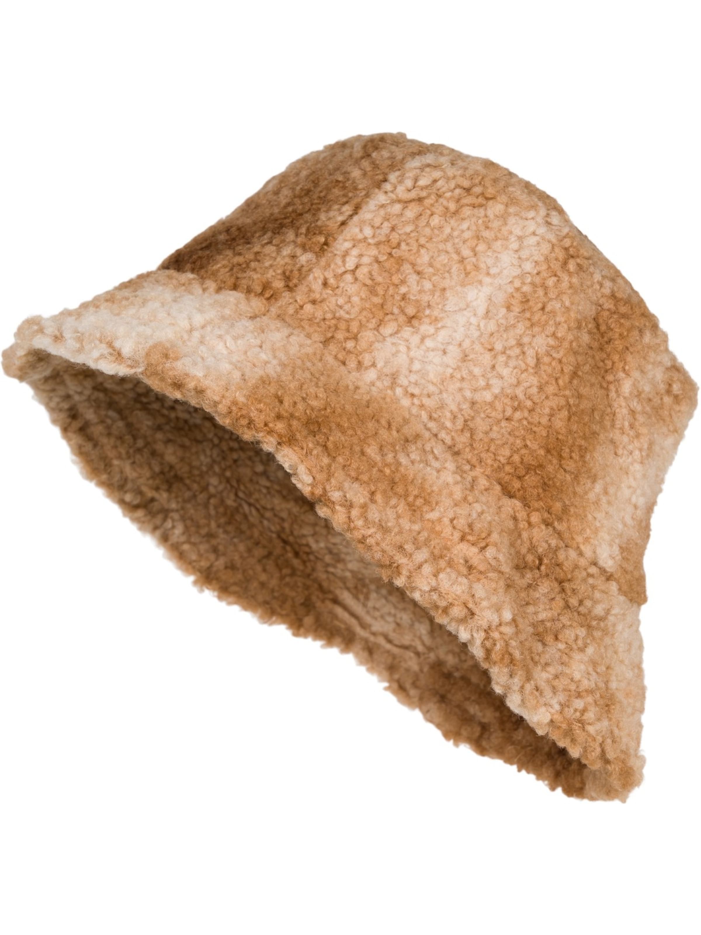 styleBREAKER Hut 'Teddyfell Fischerhut Ombré'‌‌‌‌ in braun, Produktansicht