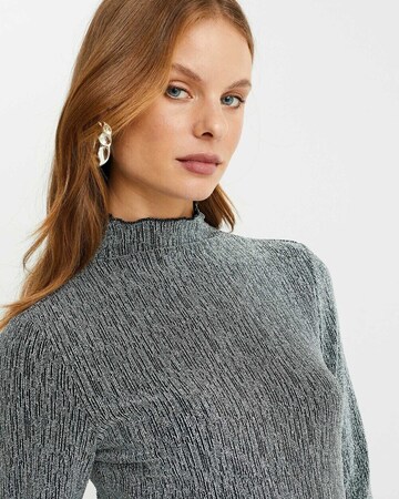 sidabrinė WE Fashion Megztinis