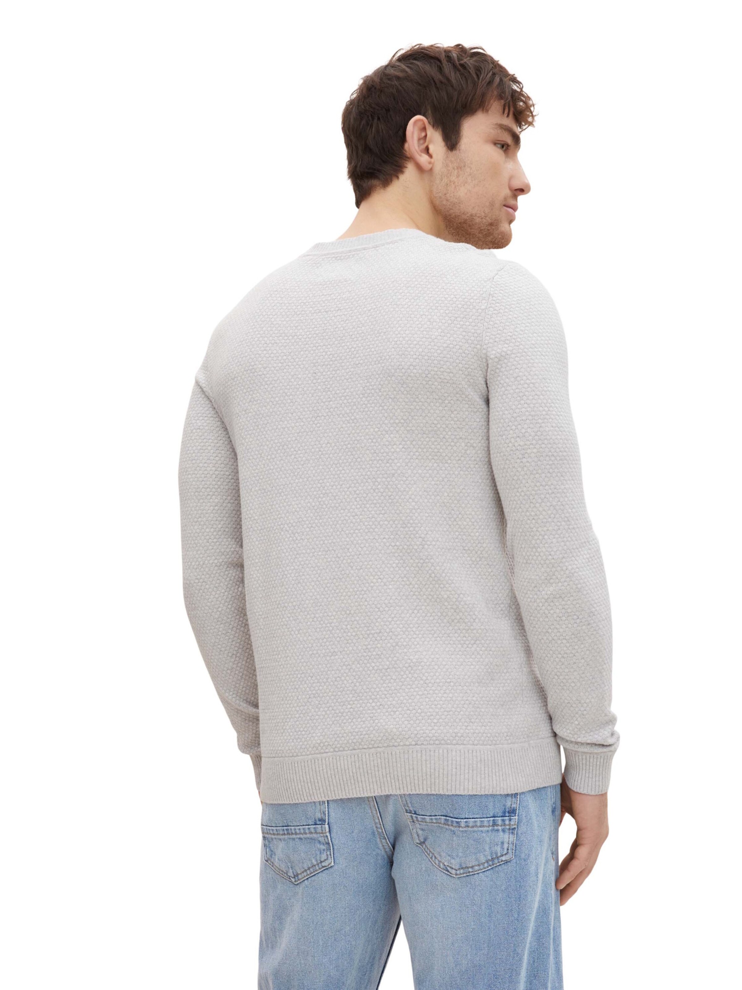 TOM TAILOR Pullover in Grau