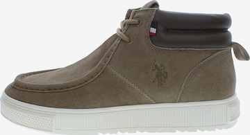 U.S. POLO ASSN. Veterboots 'Bayard003' in Bruin: voorkant