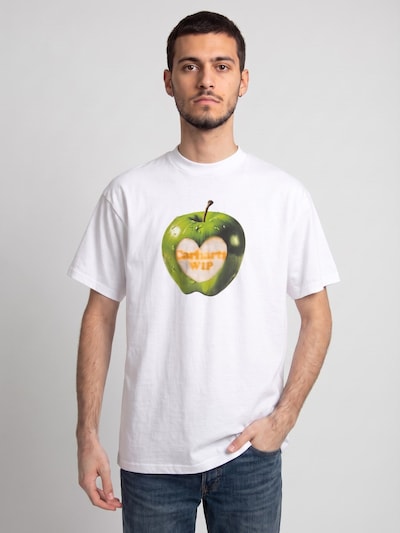 Carhartt WIP T-Shirt 'S/S Spoiled T-Shirt White' en S en blanc, Vue avec produit