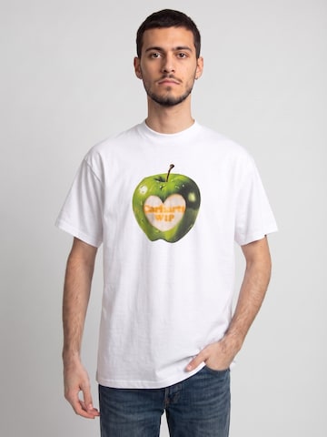 Carhartt WIP Shirt 'S/S Spoiled T-Shirt White' in Wit: voorkant