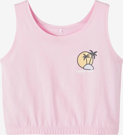 NAME IT Topp 'DANIELA' i pastellgul / rosa / svart / hvit, Produktvisning