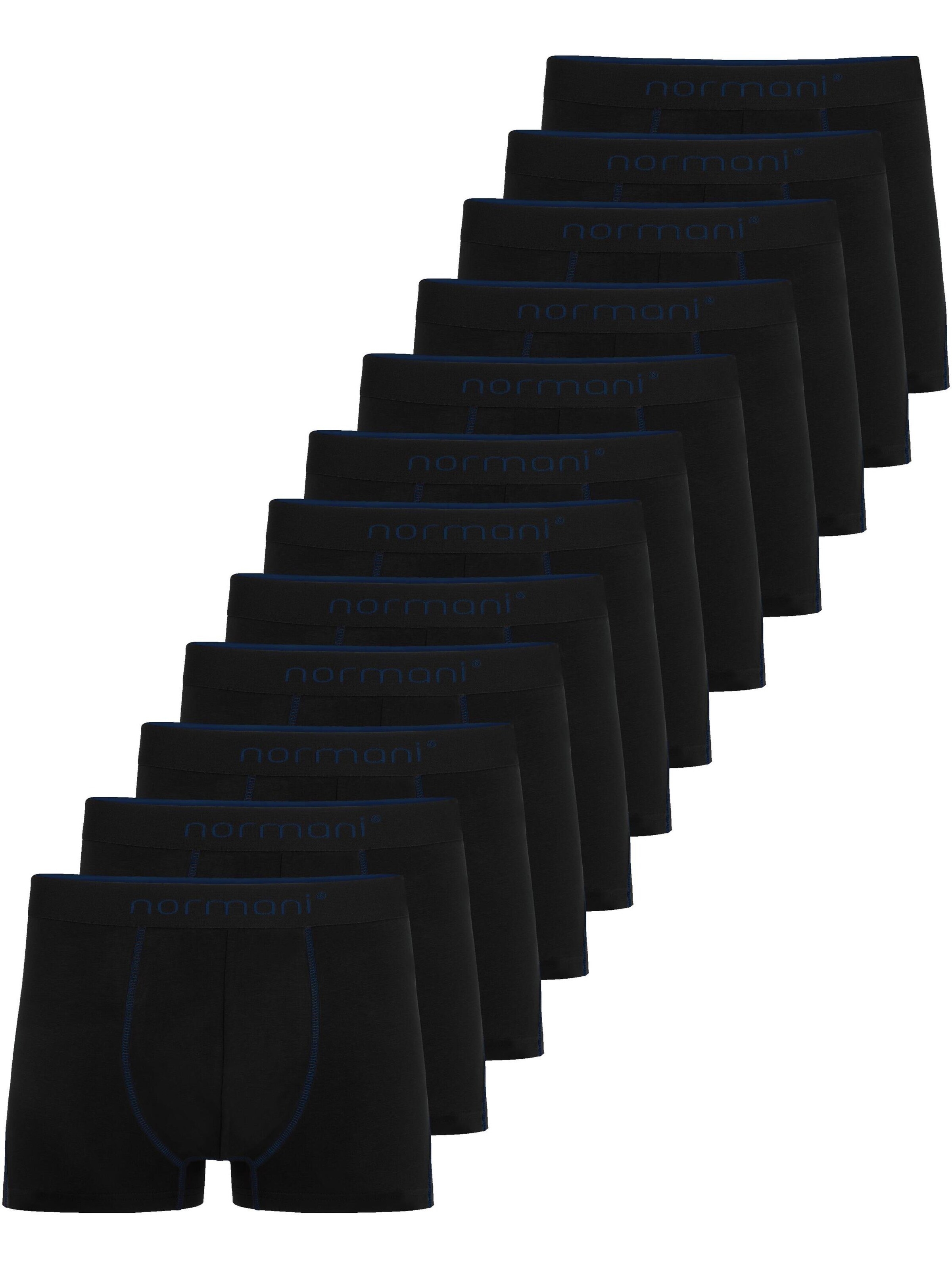 Boxers normani en bleu : devant