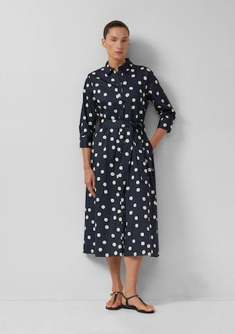 Robe-chemise s.Oliver BLACK LABEL en bleu : devant
