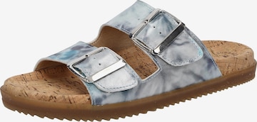 SIOUX Mules 'Aoriska-706' in Blue: front