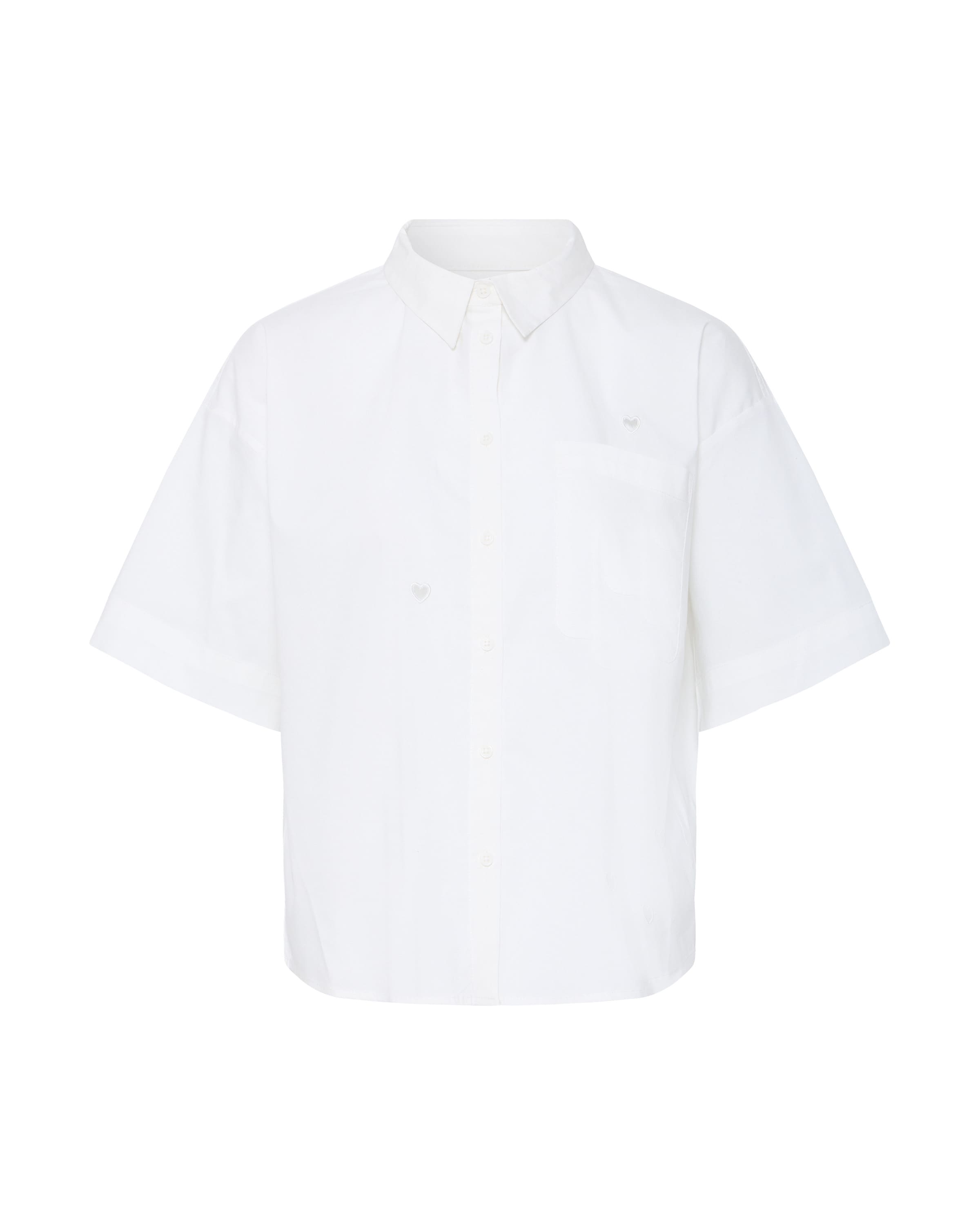 ICHI Blouse 'IHLElaya' in Wit: voorkant