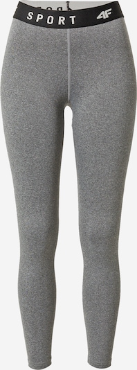 4F Спортен панталон в сиво / черно / бяло, Преглед на продукта