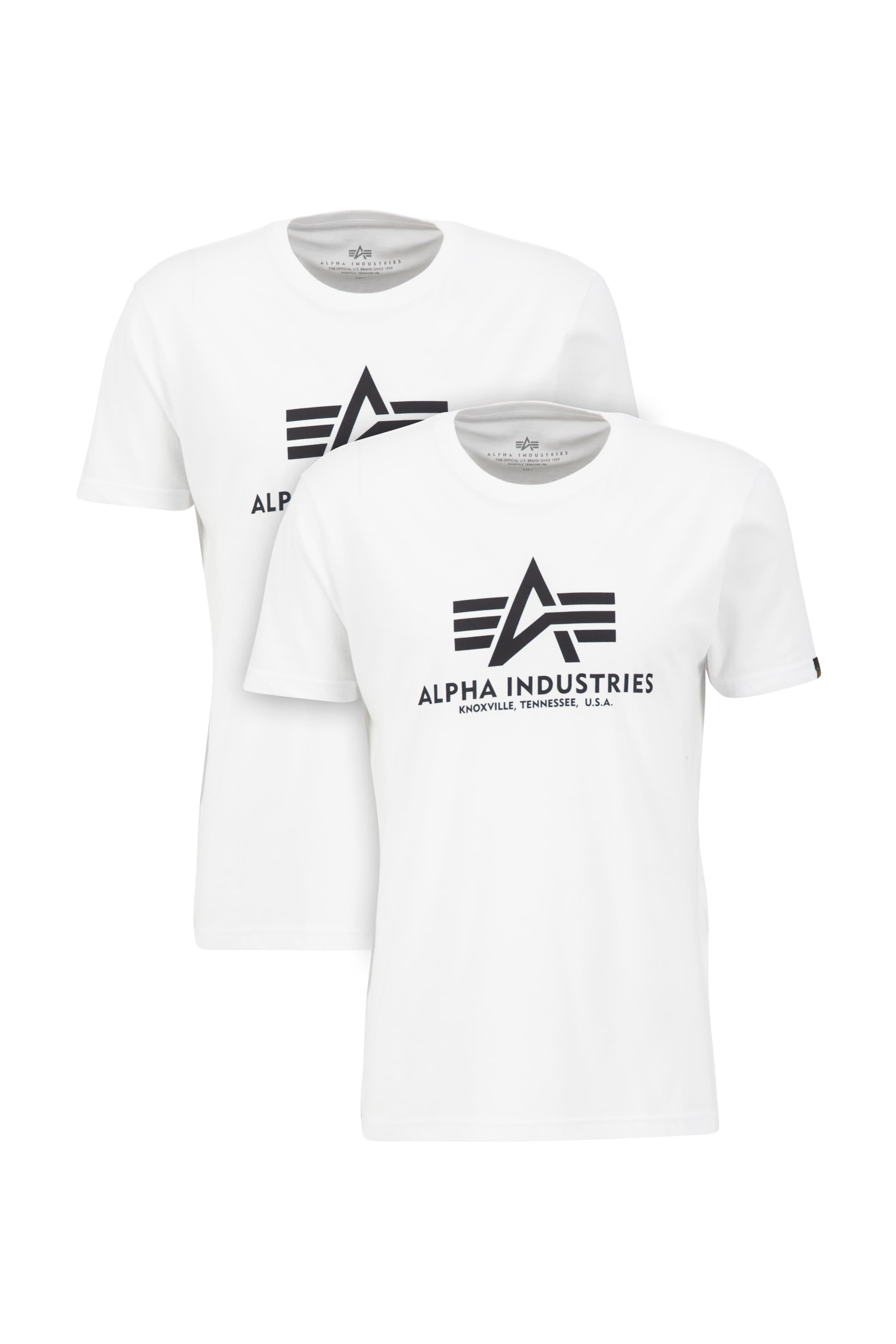ALPHA INDUSTRIES Shirt in White: front