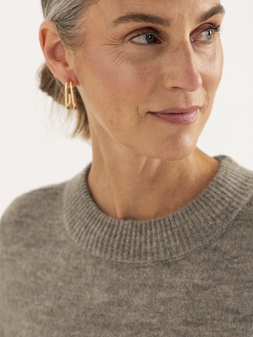 Cellbes of Sweden Gebreide jurk in Grijs