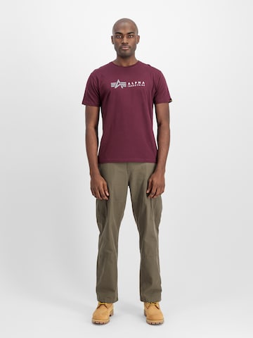 ALPHA INDUSTRIES Bluser & t-shirts i rød