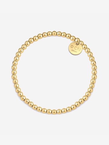 CLASSYANDFABULOUS Jewelry Bracelet 'CLASSYANDFABULOUS Beaded' in Gold: front