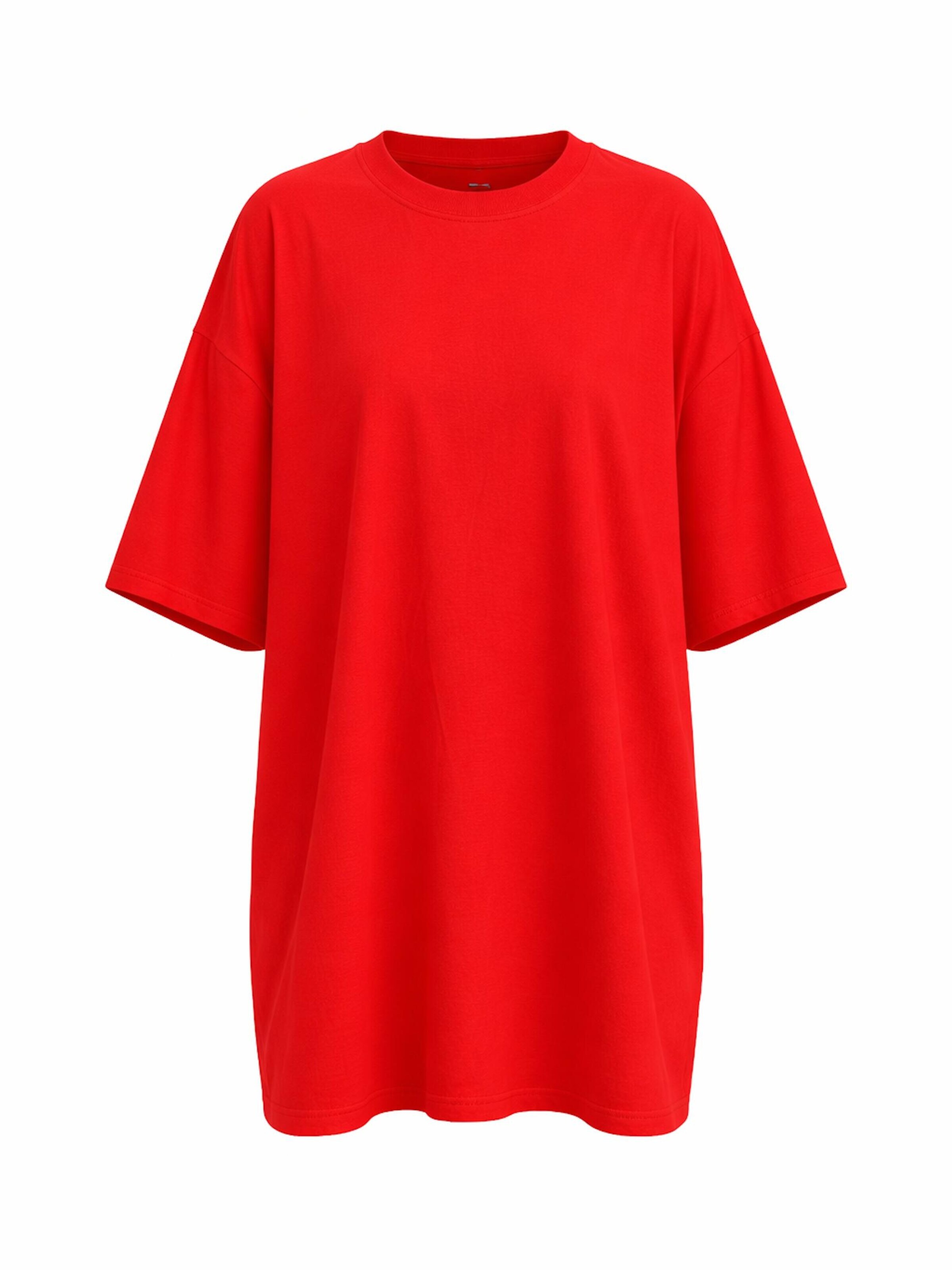 Worldclassca Oversized Shirt in Red: front
