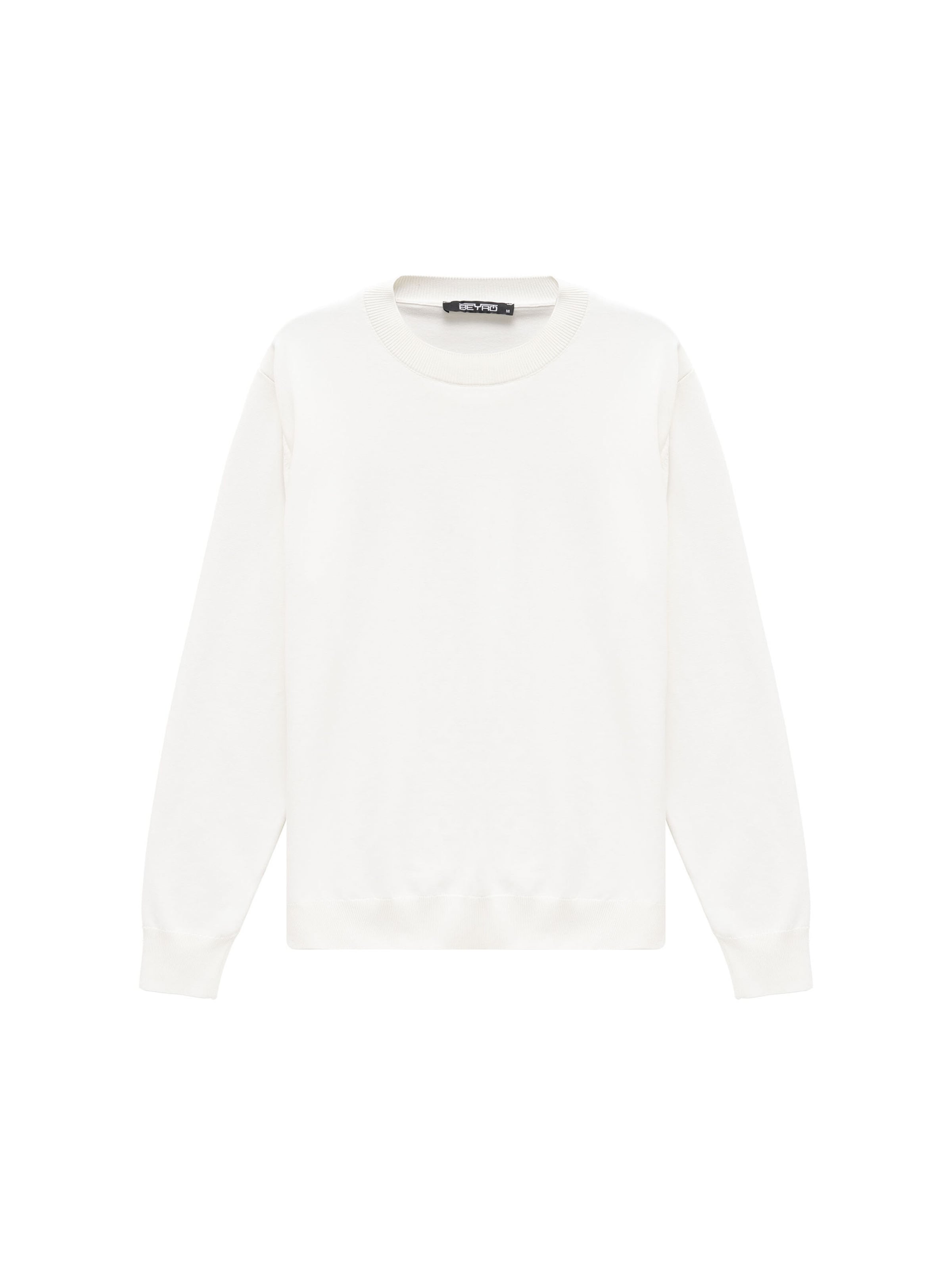 BEYRO Pullover 'BP206' in Beige: Vorderseite