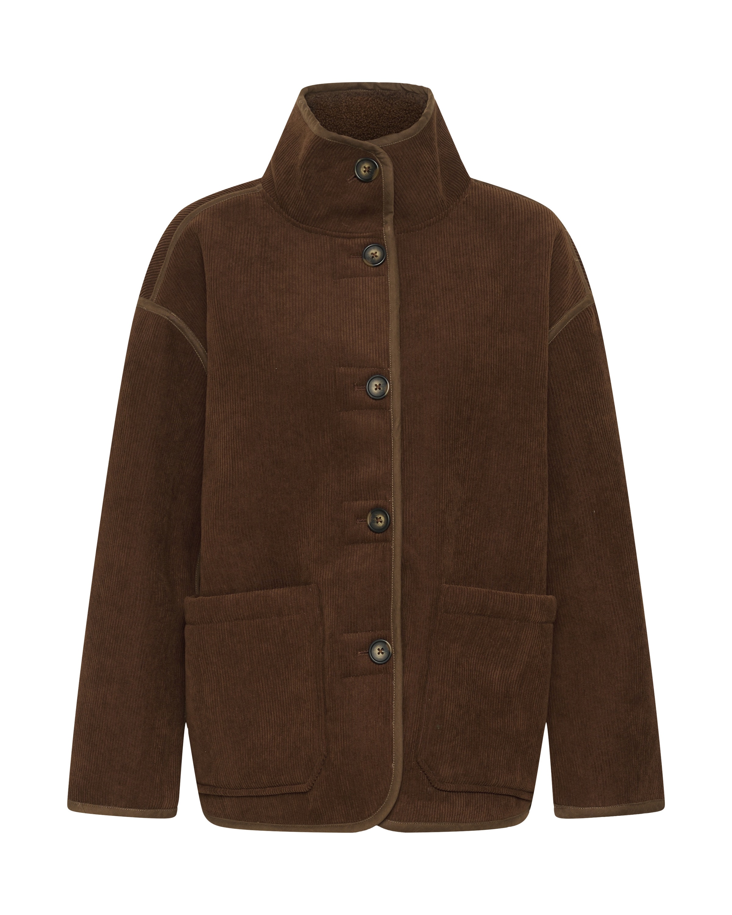 My Essential Wardrobe Winter Jacket 'Funa' in Brown: front