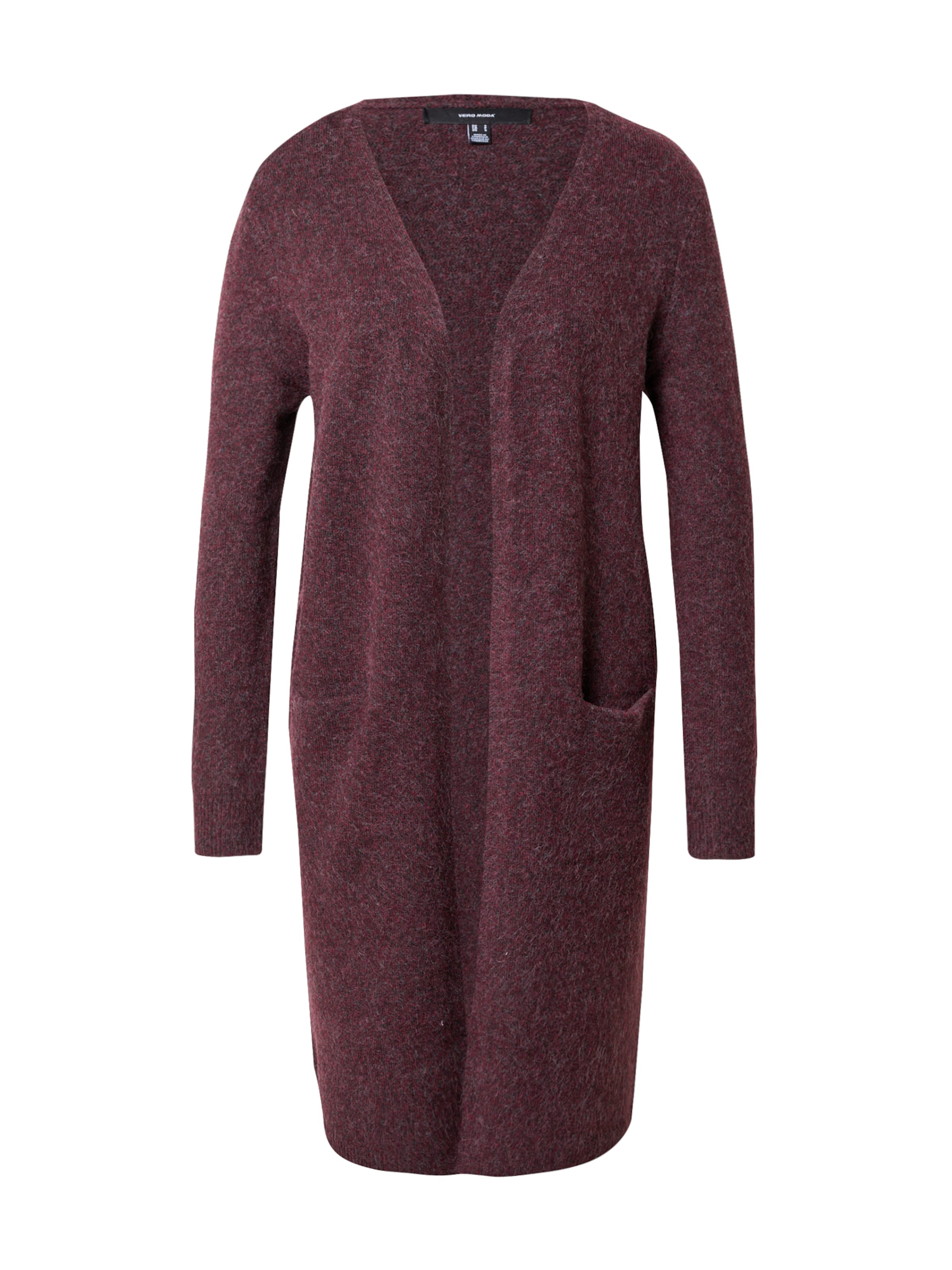 VERO MODA Knit cardigan 'Doffy' in Red: front