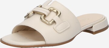 GABOR Mules in Beige: front