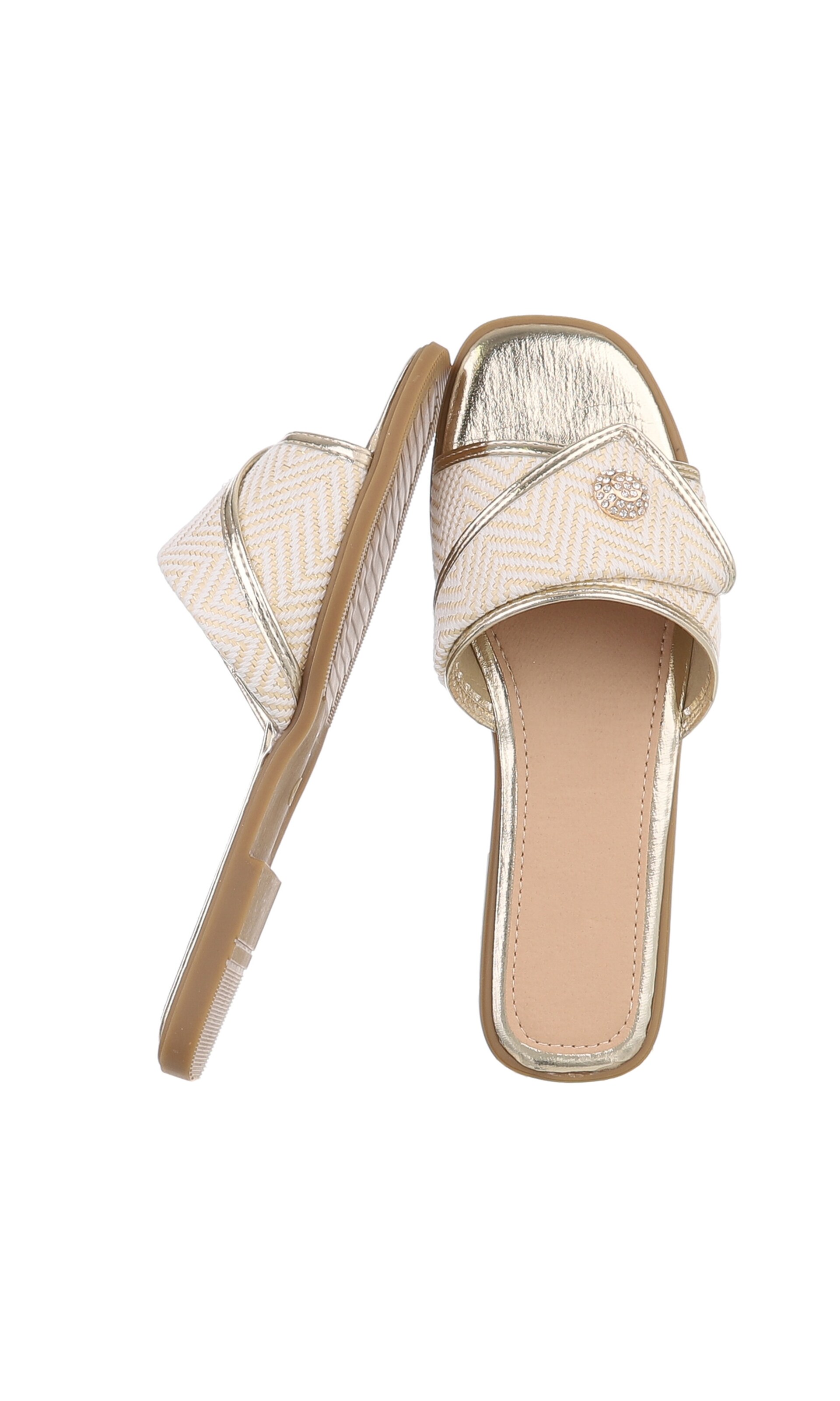 Ital-Design Pantolette in Gold