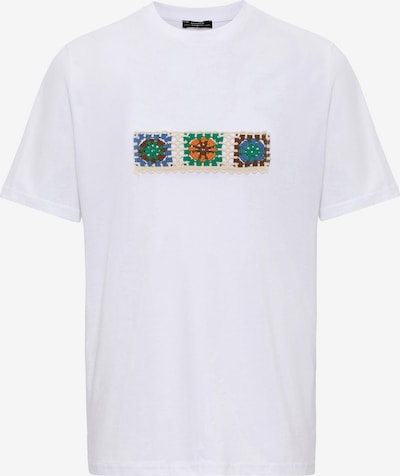 Antioch T-Shirt en mélange de couleurs / blanc, Vue avec produit