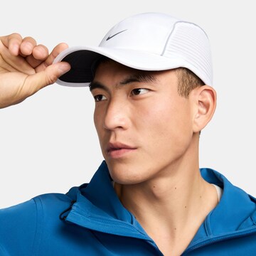 NIKE Athletic Cap in White