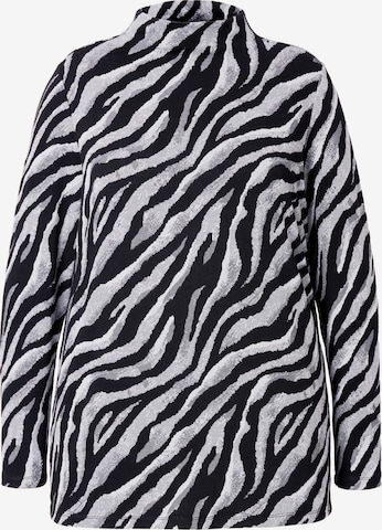 Sweat-shirt MIAMODA en noir : devant