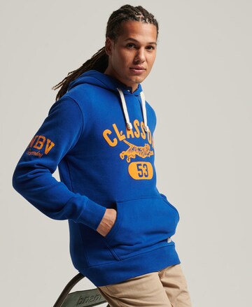 Superdry Sweatshirt 'Vintage Athletic' in Blau
