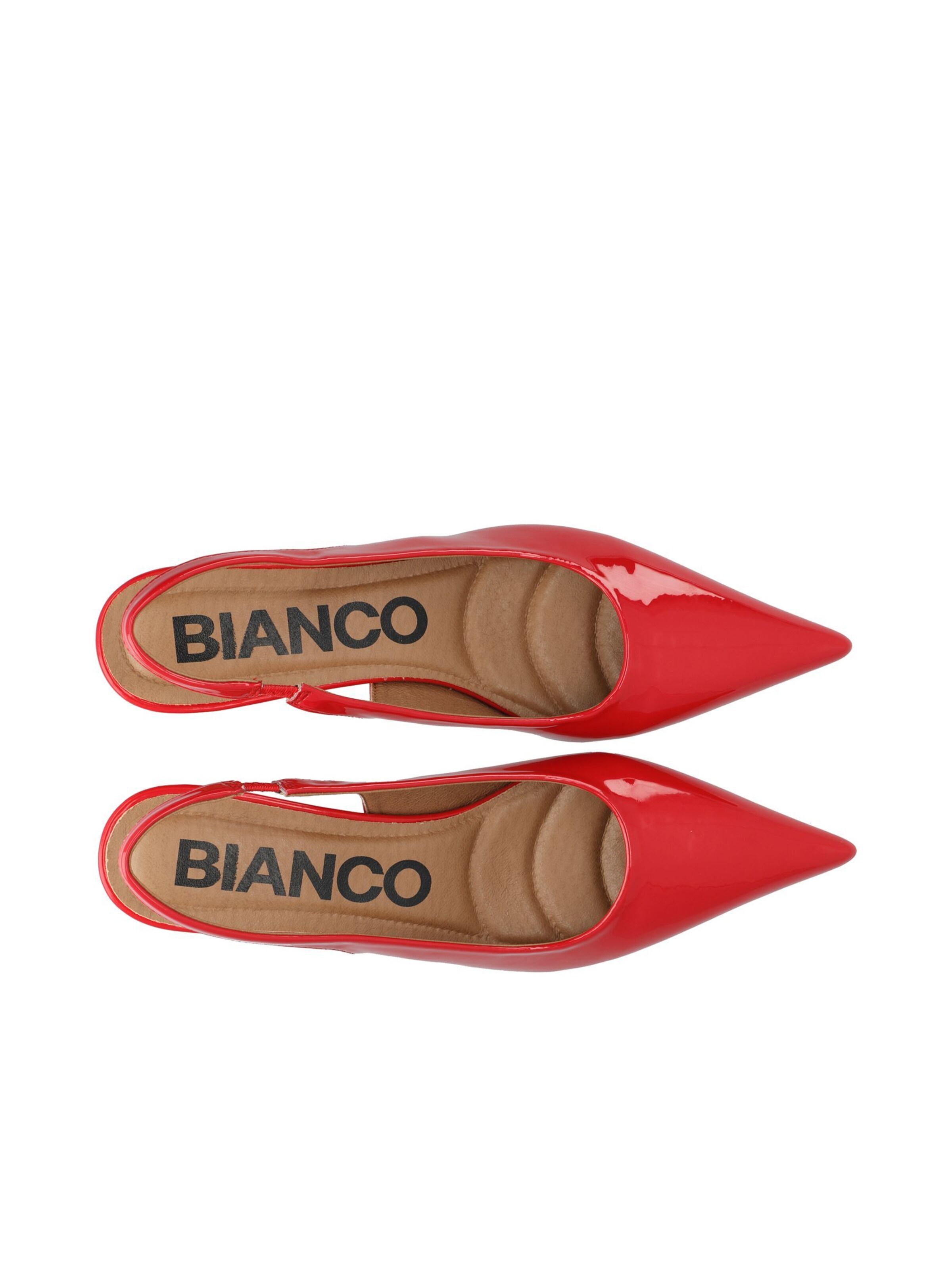 Bianco Slingpumps 'Kristin' in Rood