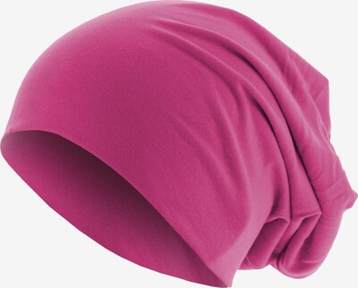 MSTRDS Bonnet 'Beanie' en magenta, Vue avec produit