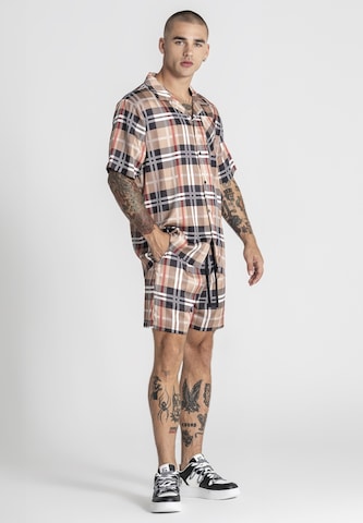 Gianni Kavanagh Regular Fit Hemd in Beige