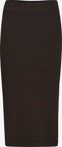 Jupe 'SARA' PULZ Jeans en marron : devant