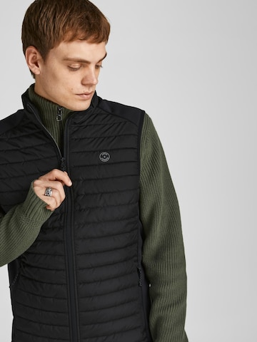 JACK & JONES Kamizelka w kolorze czarny