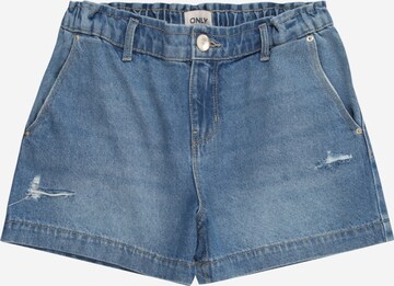 KIDS ONLY Wide Leg Shorts 'Comet' in Blau: predná strana