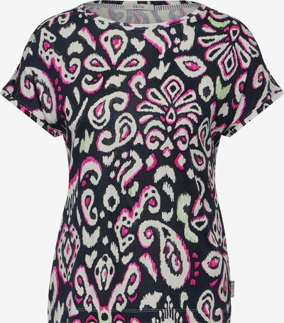 Marškinėliai iš CECIL, spalva – rožinė / juoda / balta, Prekių apžvalga