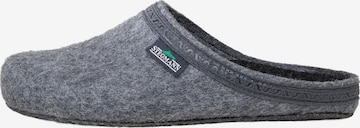 Stegmann Slippers 'Filz' in Grey: front