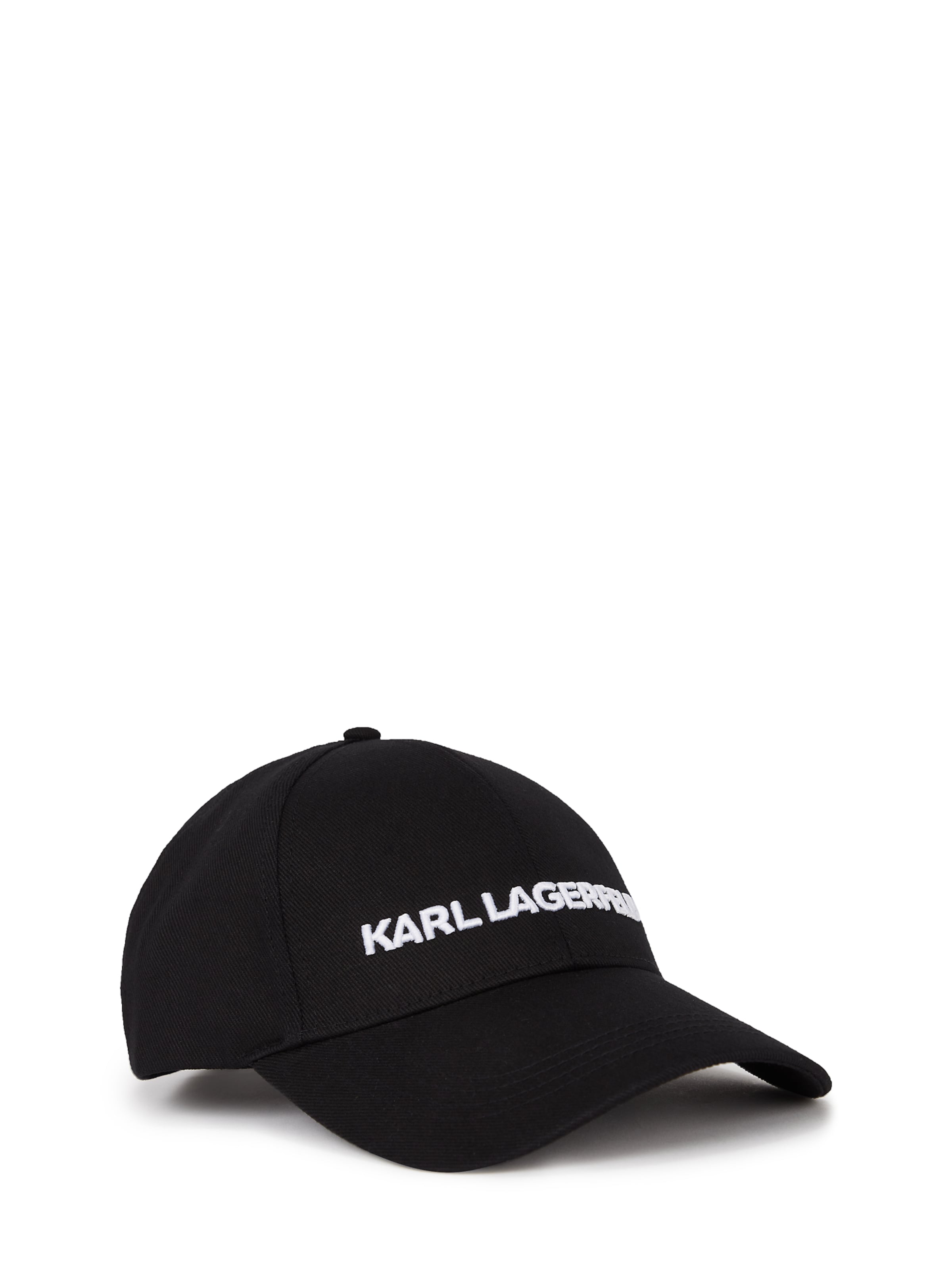 Casquette Karl Lagerfeld en noir : devant