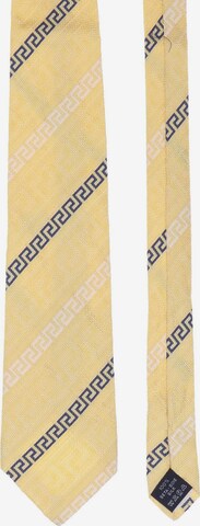 Gianni Versace Tie & Bow Tie in One size in Yellow: front