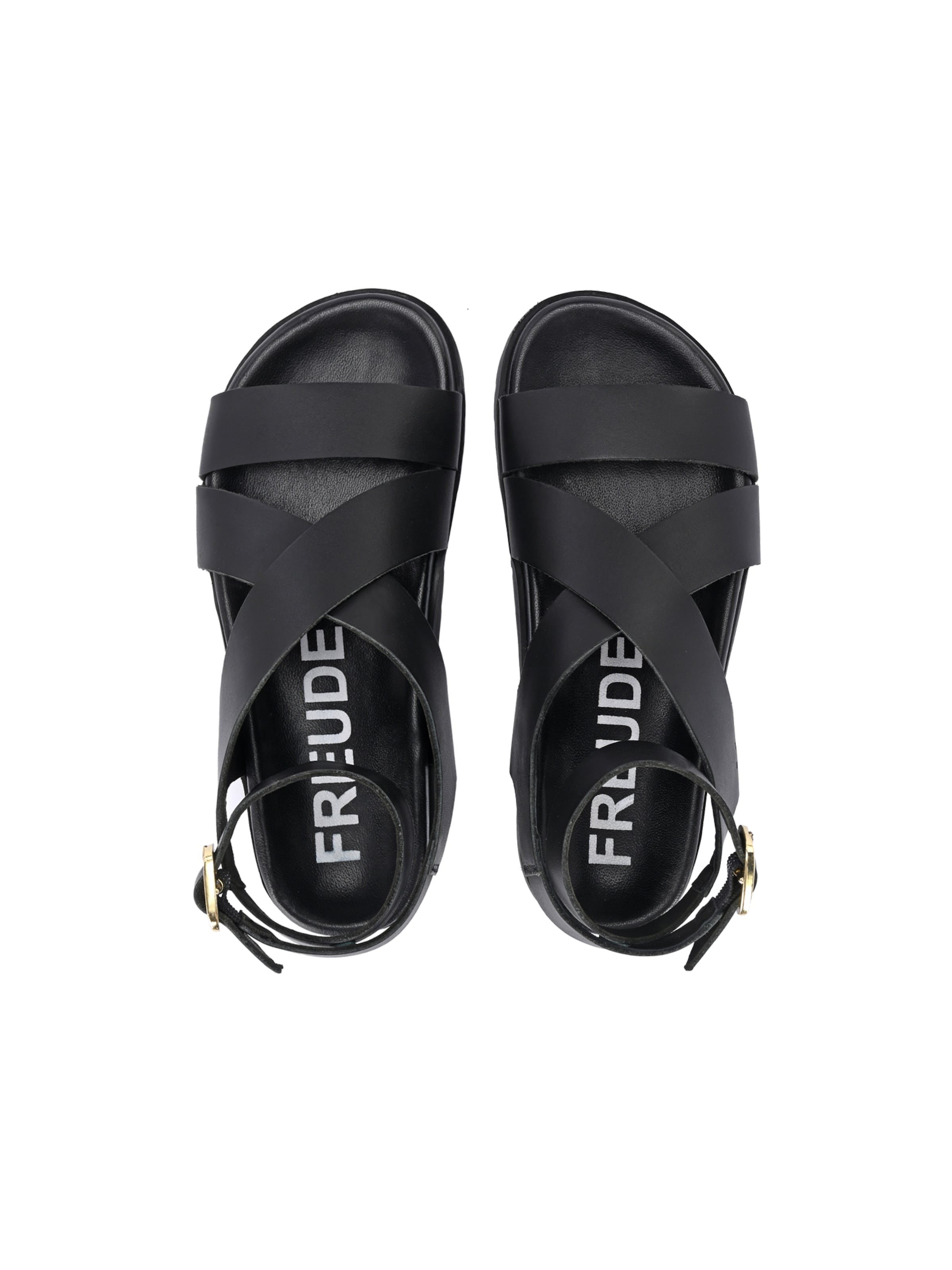 Sandales à lanières 'ALESSIA' FREUDE en noir