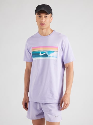 Nike Sportswear - Camiseta en lila: frente