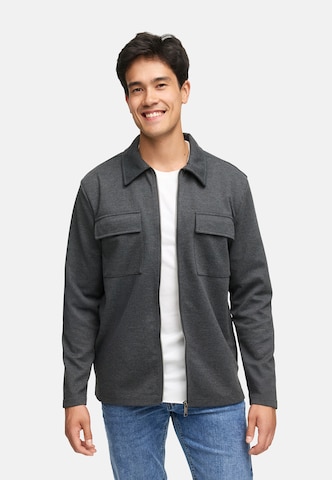 INDICODE JEANS Tussenjas 'Nello' in Grijs: voorkant
