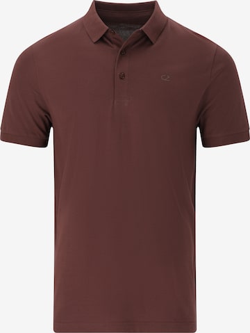 Cruz Poloshirt 'Harrold' in Braun: Vorderseite