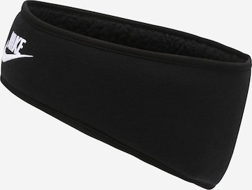 NIKE Athletic Headband 'Club Fleece 2.0' in Black: front