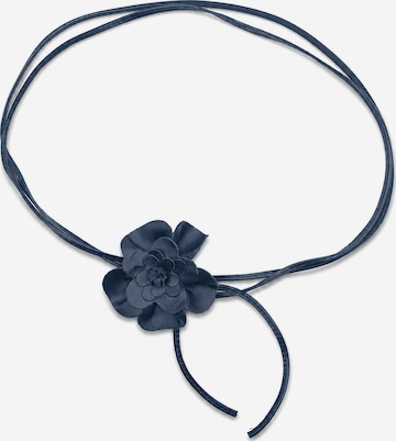 COLLEZIONE ALESSANDRO Gürtel 'Blüte' in Blau: Vorderseite